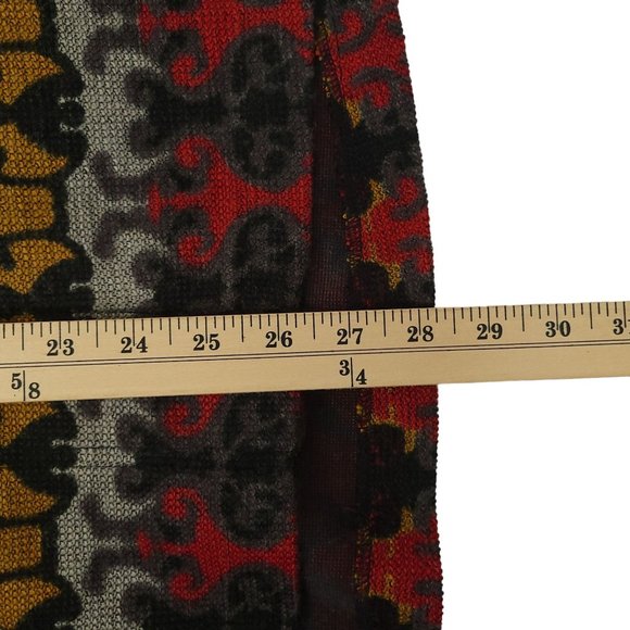 Luii Button Front Cardigan Womens M Wool Blend Slit Pockets Tab Half Sleeve - Picture 6 of 16